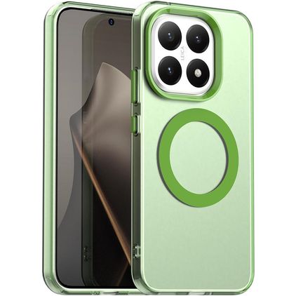 Mobigear Shockproof Coque Xiaomi 15T MagSafe Coque arrière Rigide - Vert