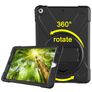 Mobigear SureGrip XGuard Coque iPad 6 (2018) Coque arrière en Plastique rigide,Silicone + Support Amovible - Noir