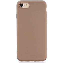 Mobigear Colors Coque iPhone SE (2020) Coque arrière en TPU Souple - Marron