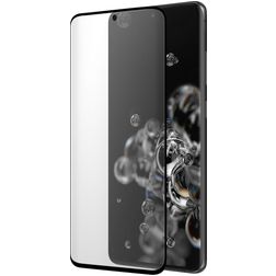 Mobiparts Curved Samsung Galaxy S20 Ultra Verre trempé Protection d'écran - Compatible Coque - Noir