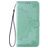 Mobigear Mandala Motorola One Fusion Plus Étui Portefeuille - Turquoise