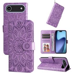 Mobigear Sunflower Housse iPhone Air Etui Porte-Monnaie - Violet
