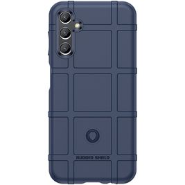 Mobigear Rugged Shield Coque Samsung Galaxy A24 Coque arrière en TPU Souple Anti-Chocs - Bleu