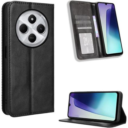 Mobigear Sensation Housse Xiaomi Redmi 14C Etui Porte-Monnaie - Noir