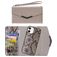 Mobilize Elegant Magnet iPhone 12 Mini Coque Sac à main 2en1 avec coque amovible - Beige Snake