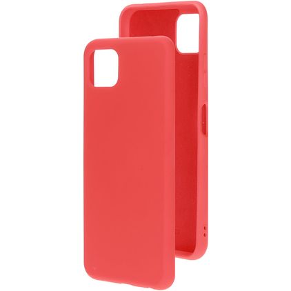 Mobiparts Samsung Galaxy A22 5G Silicone Coque arrière - Scarlet Red