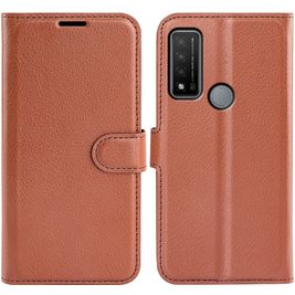 Mobigear Classic Housse TCL 20 R 5G Etui Porte-Monnaie - Marron