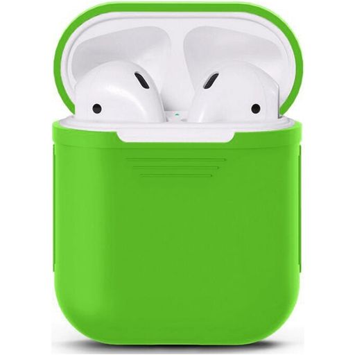 Mobigear Classic Coque Apple AirPods 1 Coque en Silicone Souple - Vert