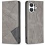 Mobigear Rhombus Slim Housse iPhone 17 Etui - Gris