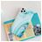 Mobigear Marble Coque iPhone 12 Pro Max Coque arrière en TPU Souple - Turquoise
