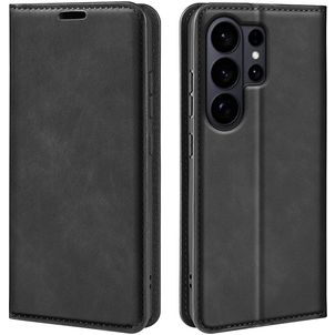 Mobigear Retro Slim Housse Samsung Galaxy S26 Ultra Etui Porte-Monnaie - Noir