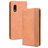 Mobigear Sensation Housse Samsung Galaxy Xcover Pro Etui Porte-Monnaie - Cognac