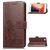 Mobigear Clover Housse iPhone 7 Etui Porte-Monnaie - Marron