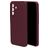Mobiparts Coque Samsung Galaxy A56 Coque arrière en Silicone - Plum Red