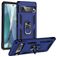 Mobigear Armor Ring Google Pixel 7 Plastique rigide Coque arrière Antichoc avec bague de maintien - Bleu
