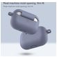 Mobigear Classic Coque Apple AirPods Pro 1 Coque en Silicone Souple - Blanc