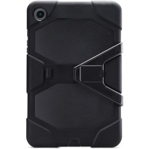 Xccess Survivor Essential Coque Samsung Galaxy Tab A8 10.5 (2021) Coque arrière en Plastique rigide,Silicone + Support Amovible - Noir