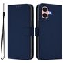 Mobigear Urban Wallet Housse iPhone 16 Etui Porte-Monnaie - Bleu Marin