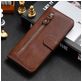 Mobigear Zipper Housse iPhone 17 Pro Etui Porte-Monnaie - Marron