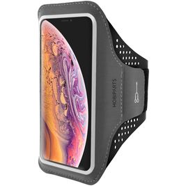 Mobiparts Comfort Fit Brassard Téléphone iPhone XS Max Brassard Coque de Sport en Neoprène - Noir