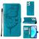 Mobigear Butterfly Housse Realme 9 Pro Etui Porte-Monnaie - Bleu