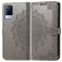 Mobigear Mandala Housse Vivo V21 Etui Porte-Monnaie - Gris