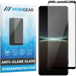 Mobigear Premium Sony Xperia 5 IV Verre trempé Protection d'écran - Compatible Coque - Noir