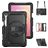 Mobigear SureGrip XGuard Samsung Galaxy Tab S11 Plastique rigide / Silicone Coque arrière + Porte-stylet + Bandoulière + Support - Noir