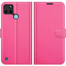 Mobigear Classic Housse Realme C21Y Etui Porte-Monnaie - Magenta