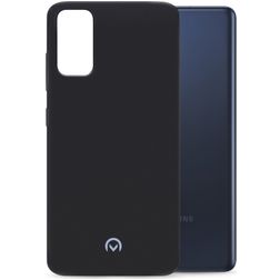 Mobilize Rubber Gelly Coque Samsung Galaxy S20 FE Coque arrière en TPU Souple - Matt Black