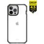 ITSkins SupremeClear Coque iPhone 13 Pro Max Coque arrière Rigide Anti-Chocs - Transparent / Noir