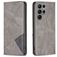 Mobigear Rhombus Slim Housse Samsung Galaxy S23 Ultra Etui - Gris