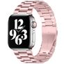Mobigear Antwerp Bracelet Acier pour Apple Watch Fermeture boucle déployante - 49/46/45/44 mm - Rose