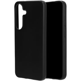Mobiparts Classic Coque Samsung Galaxy S25 Coque arrière en TPU Souple - Noir