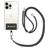 Mobigear Lanyard Cordon de téléphone universel réglable - Gris