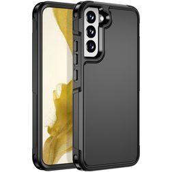 Mobigear Traveller Coque Samsung Galaxy S22 Plus Coque arrière Rigide Anti-Chocs - Noir