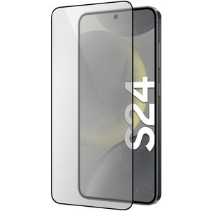 Mobiparts Regular Samsung Galaxy S24 Verre trempé Protection d'écran - Compatible Coque - Noir