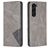 Mobigear Rhombus Slim Housse Samsung Galaxy S23 Plus Etui - Gris