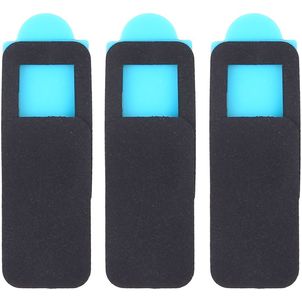 Mobigear Square - Cache webcam Curseur de Confidentialité - Noir - 3-Pack (Lot de 3)