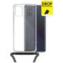 My Style Loop Transparente Samsung Galaxy A71 Coque avec cordon en TPU Souple - Transparent