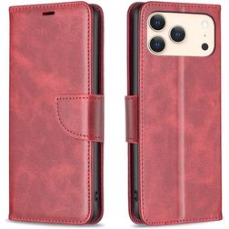 Mobigear Excellent Housse iPhone 17 Pro Etui Porte-Monnaie - Rouge