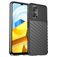 Mobigear Groove Coque POCO M5 Coque arrière en TPU Souple - Noir
