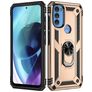 Mobigear Armor Ring Coque Motorola Moto G71 5G Coque arrière Rigide Anti-Chocs avec Anneau-Support - Or