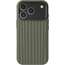 Nudient Bold Coque iPhone 17 Pro MagSafe Coque arrière Rigide - Olive Green