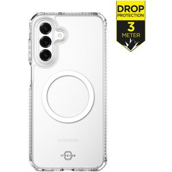 ITSKINS Level 2 HybridMagClear R Coque Transparente Samsung Galaxy A17 MagSafe Coque arrière Rigide Anti-Chocs - Transparent