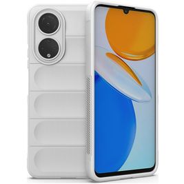 Mobigear Bumpy Coque HONOR X7 Coque arrière en TPU Souple - Blanc