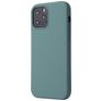 Mobigear Rubber Touch Coque iPhone 12 Mini Coque arrière en Silicone - Pine Green