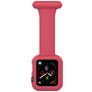 Mobigear Clip Case Bracelet pour infirmière Apple Watch Épingle - 46/45/44 mm - Rouge