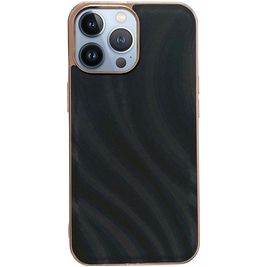 Mobigear Wavy Coque iPhone 14 Pro Max Coque arrière Rigide - Noir