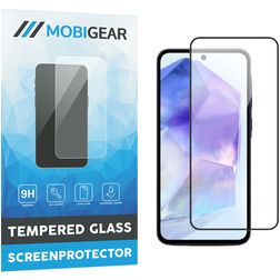 Mobigear Premium Samsung Galaxy A35 Verre trempé Protection d'écran - Compatible Coque - Noir